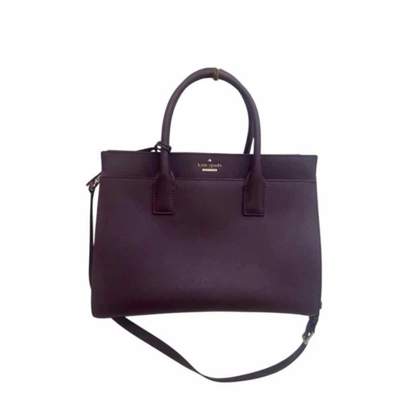 Kate Spade Dark Purple Satchel - Picture 1 of 7